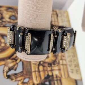 Rare J.Crew Art Deco Statement Bracelet - Hollywood Glam